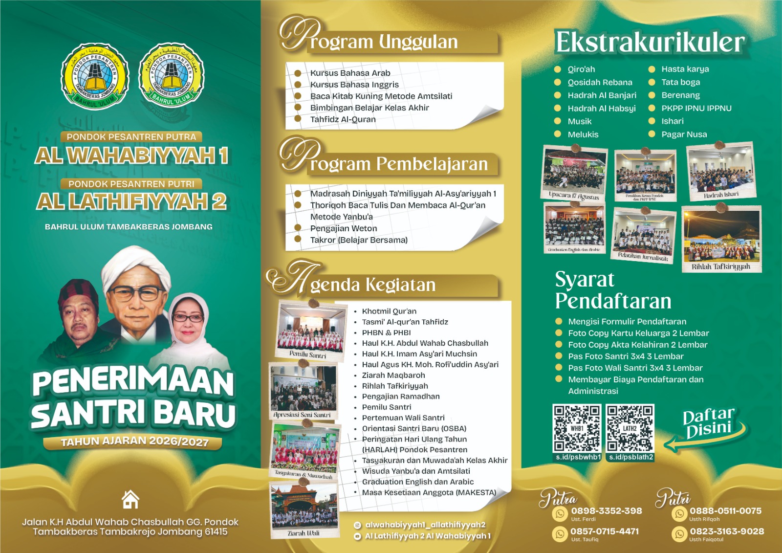 Profil Pondok Pesantren Putra Al-Wahabiyyah 1